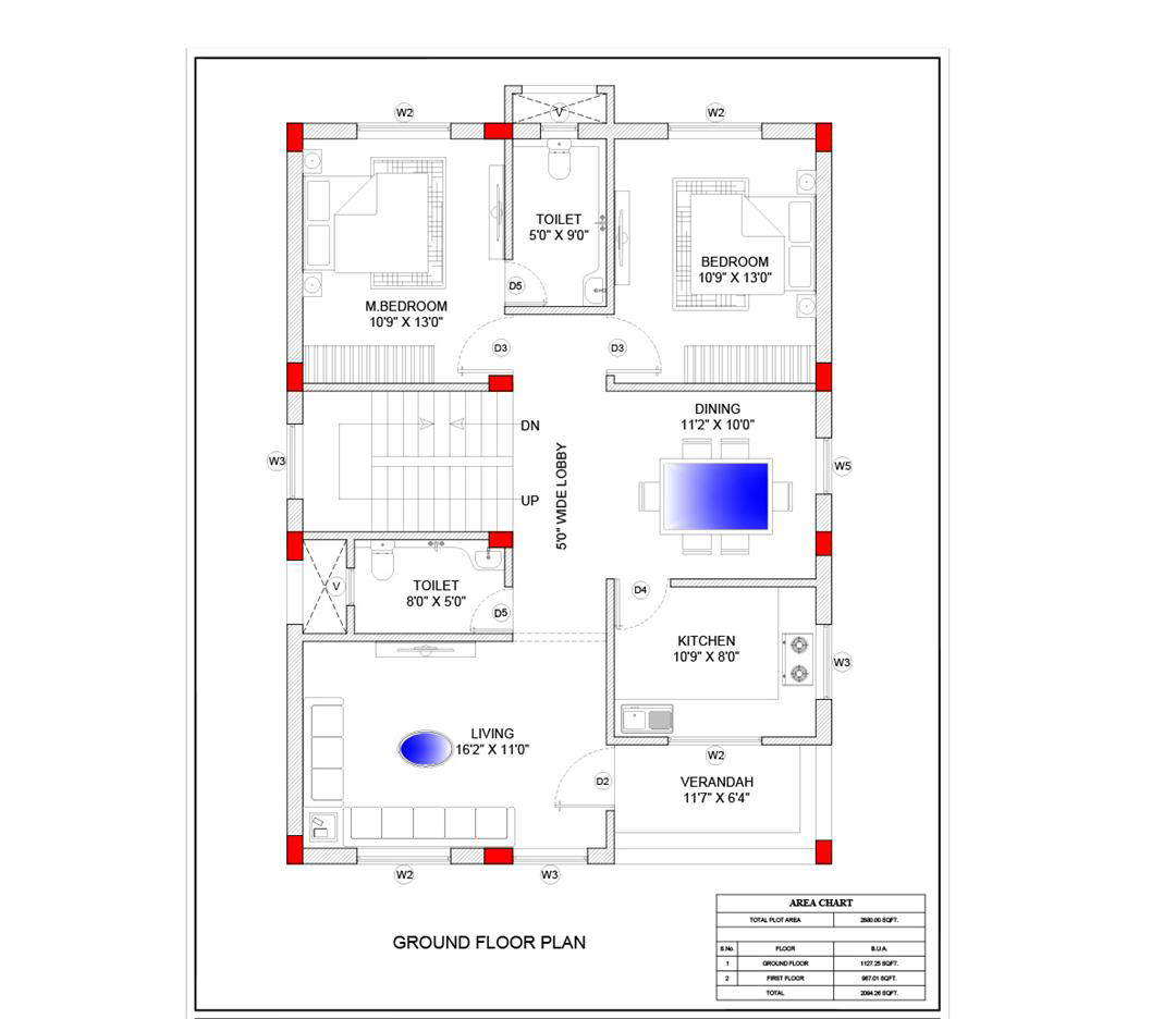 4 KATTHA GROUND FLOOR PLAN